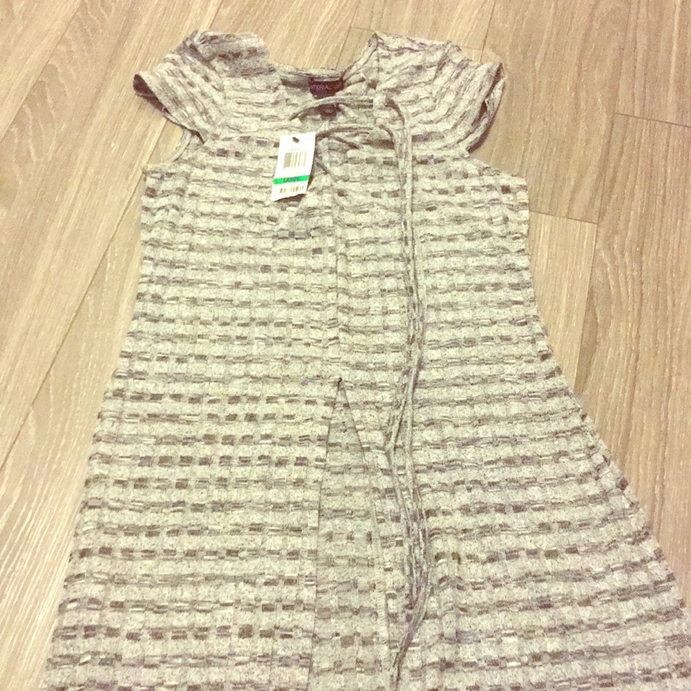 Laced up maxi tops with a split in the middle